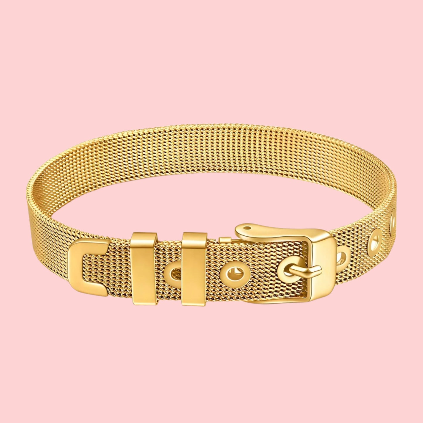 Buckle Mesh Bracelet