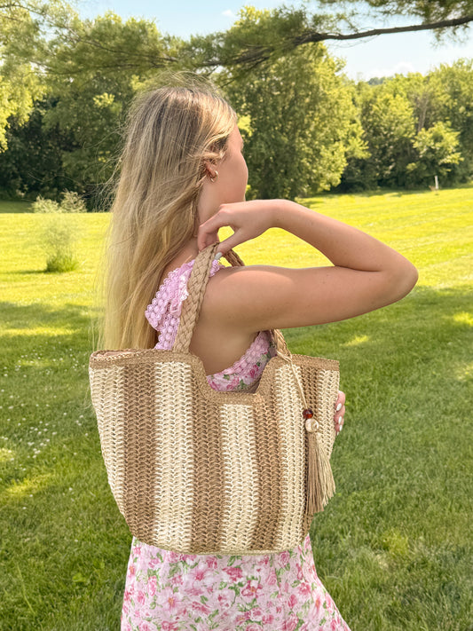 Tessa Large Tote Bag ( 2 Colors )