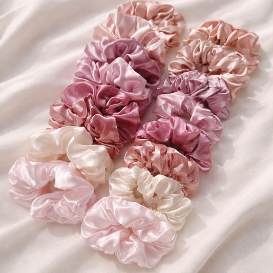 16-piece Satin Scrunchie Set