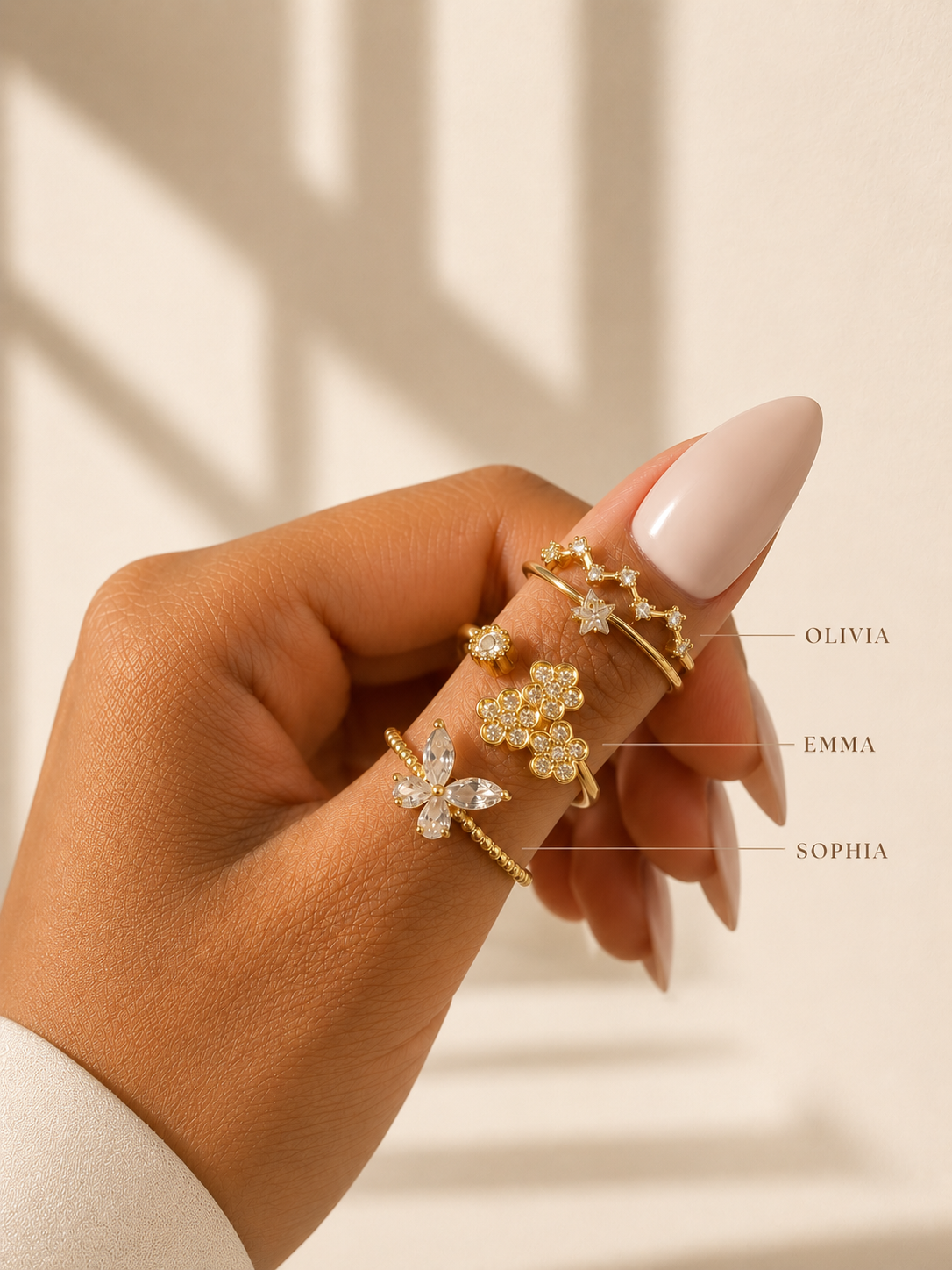 Stackable Rings ( 3 styles )