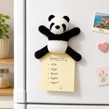 Panda Fridge Magnet Memo Holder