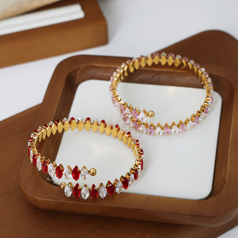 Elizabeth Gemstone Bangles