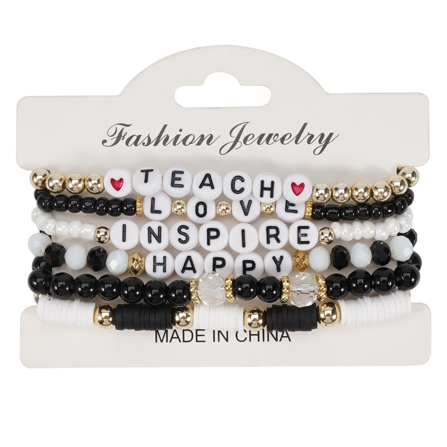 Teacher Layered Bracelets ( 3 colors available )
