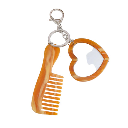 Mini Mirror & Brush Bag Charm