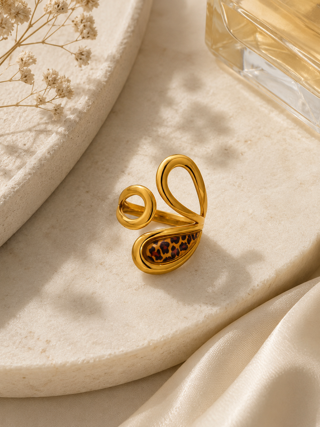 Leopard Wrap Ring | Tarnish Resistant
