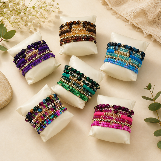 Bohemian Style Layered Bracelets