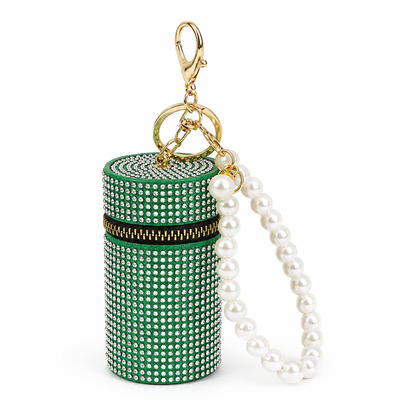 Glitzy Clip-On Bag Charm