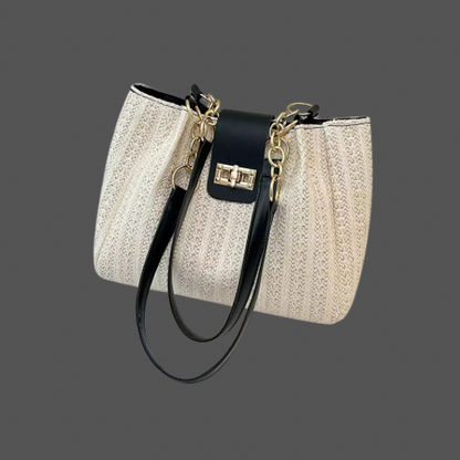Knit Woven Handbag