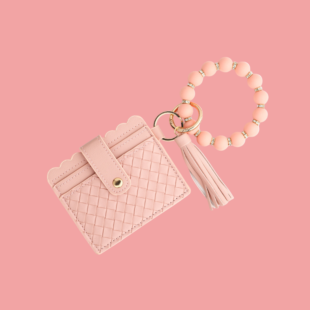 Woven Wristlet Card Wallets ( 4 Colors Available )