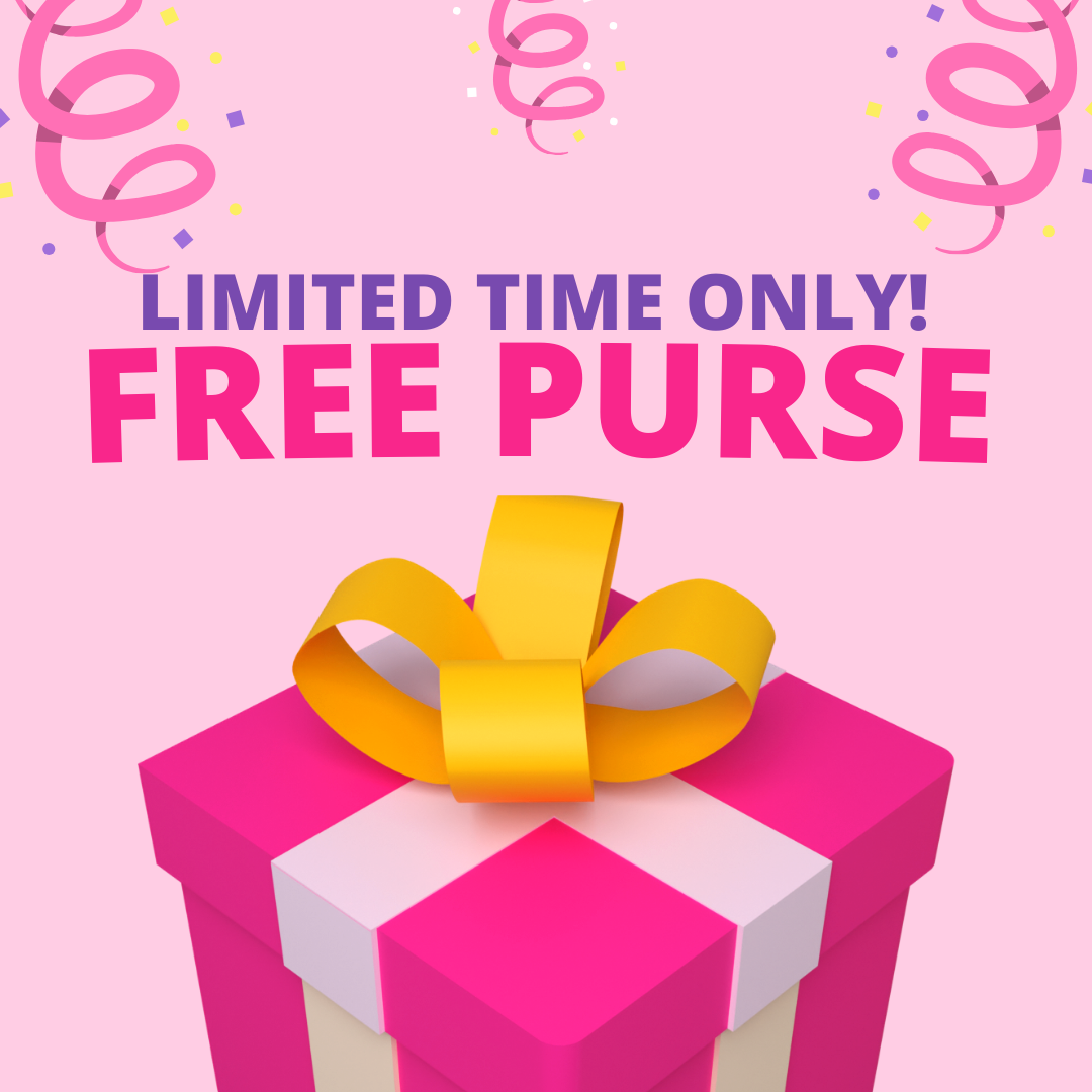 FREE UNRELEASED PURSE ON ORDERS $75+