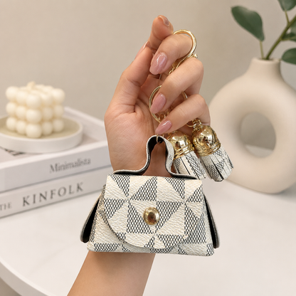 Mini Flower Bag Charm Keychain