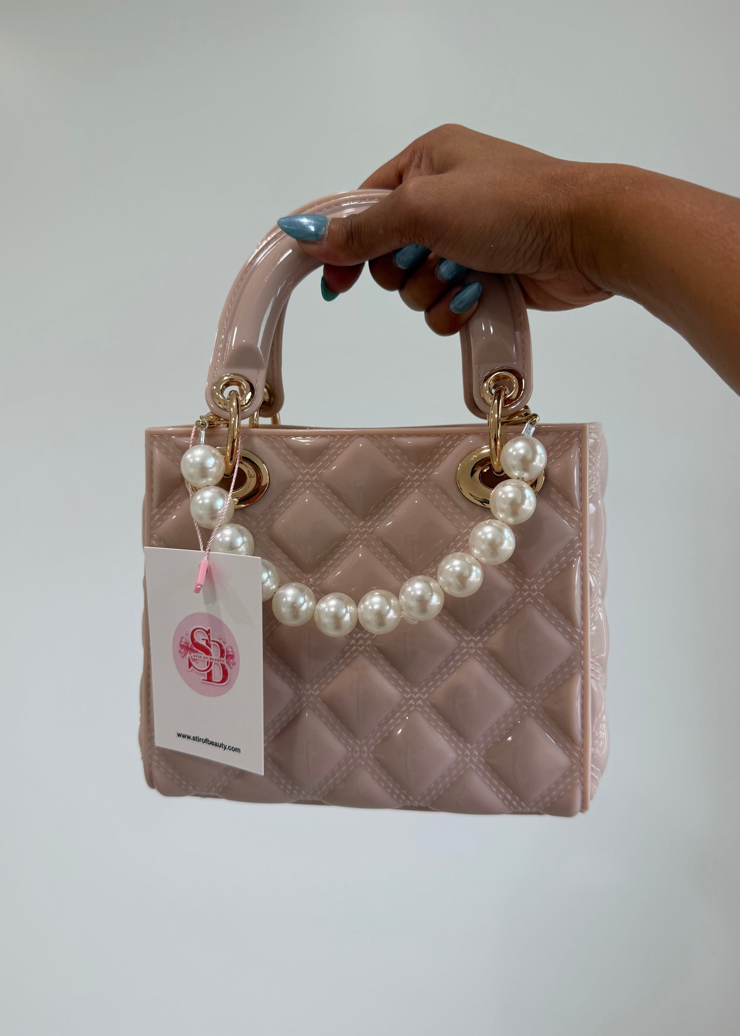 Pearl Handle Jelly Purse