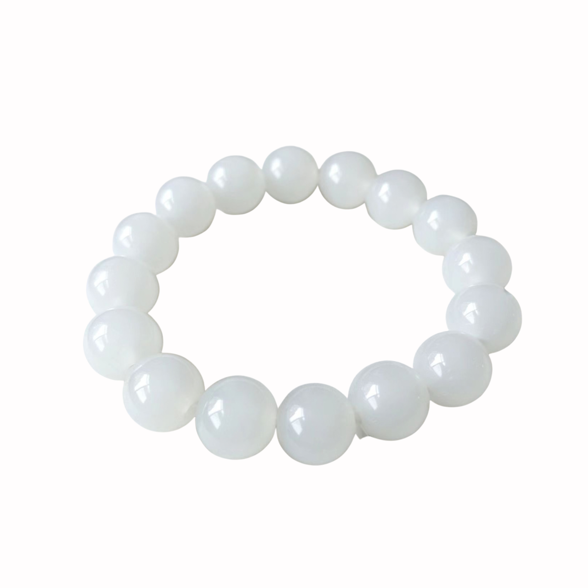 Glass Beaded Stretch Bracelet