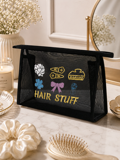 Hair Essentials Mesh Organizer Bag
