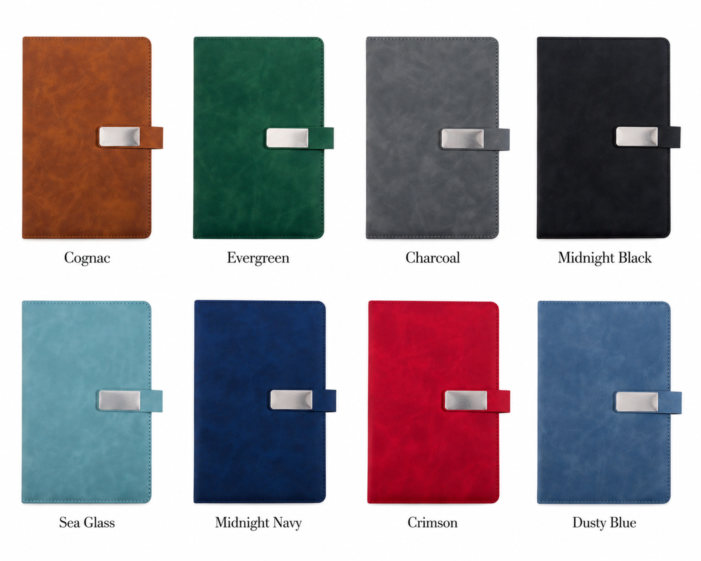 The Signature Personalized Journal | Custom Engraved Leather Notebook