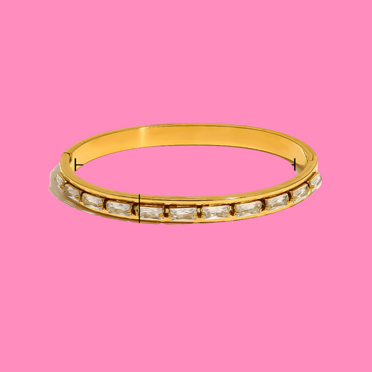Josephine Crystal Bangle