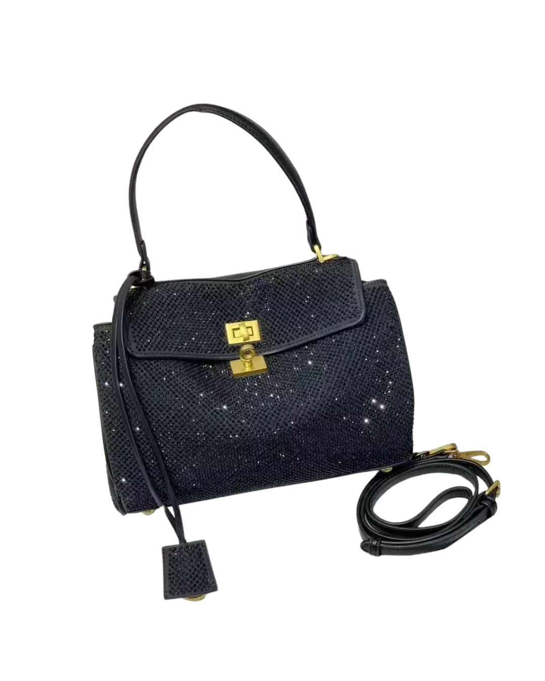 Spotlight Rhinestone Crossbody Bag