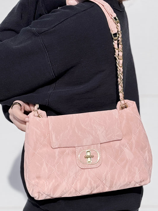 Rose Chain Crossbody Bag