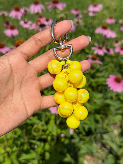 Fidget Grape Bag Charm ( 12 colors available )