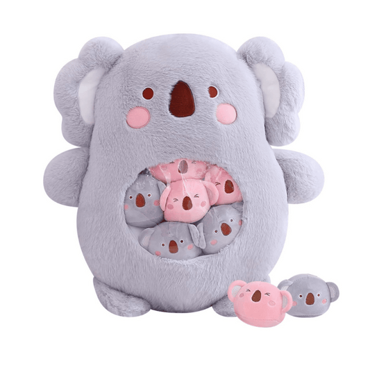 Koala Plush Pillows With Squishy Babies