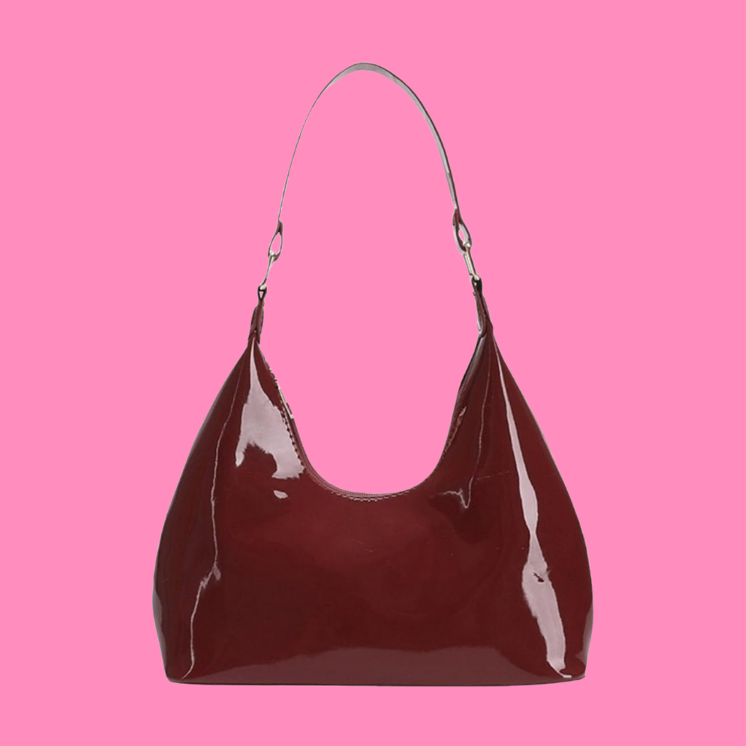 Glossy Shoulder Bags