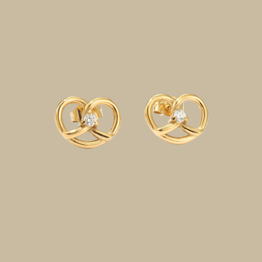 Pretzel Stud Earrings