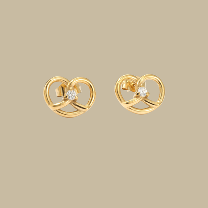 Pretzel Stud Earrings