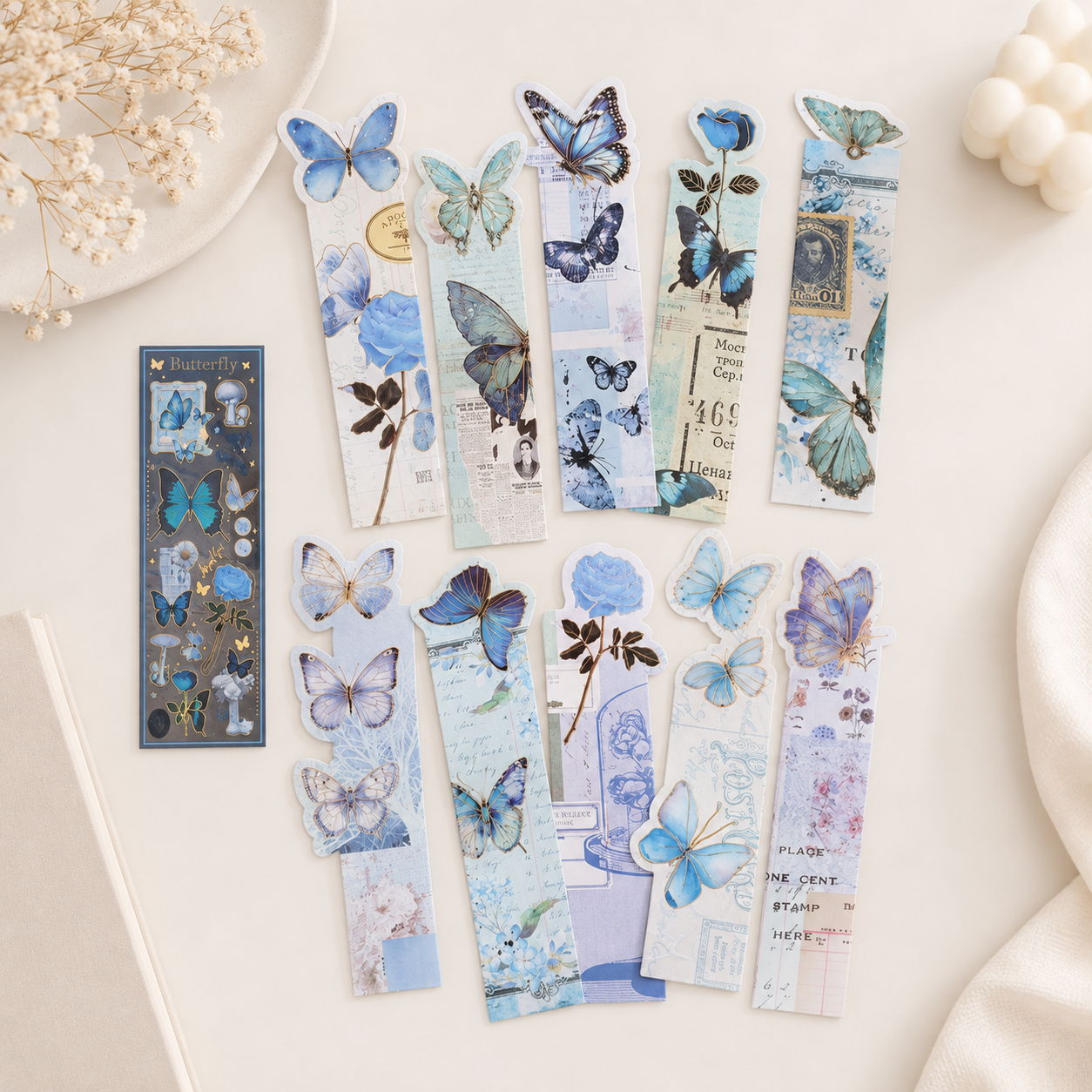Butterfly Bookmark Set