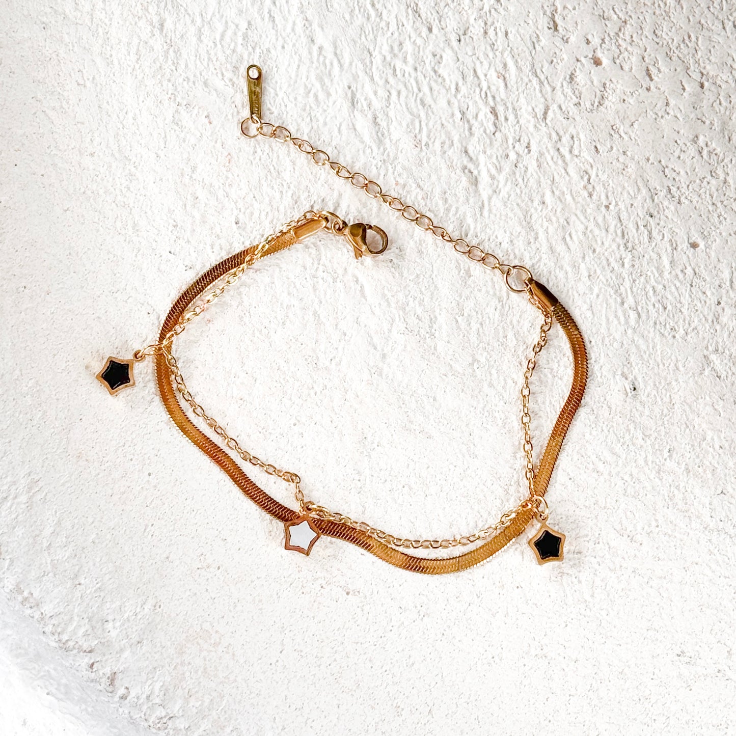 Wish upon a star layered Bracelet