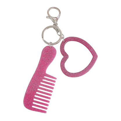 Mini Mirror & Brush Bag Charm