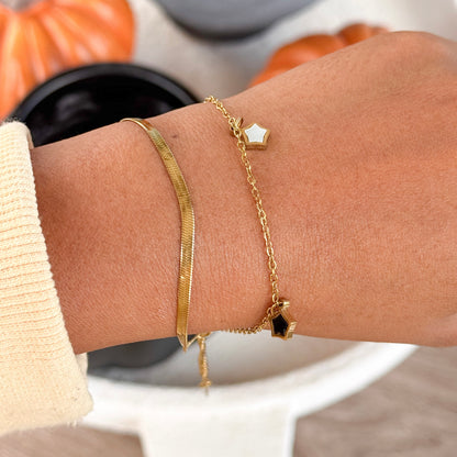 Wish upon a star layered Bracelet