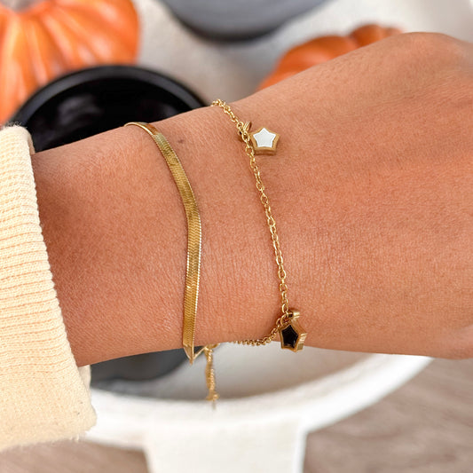 Wish upon a star layered Bracelet