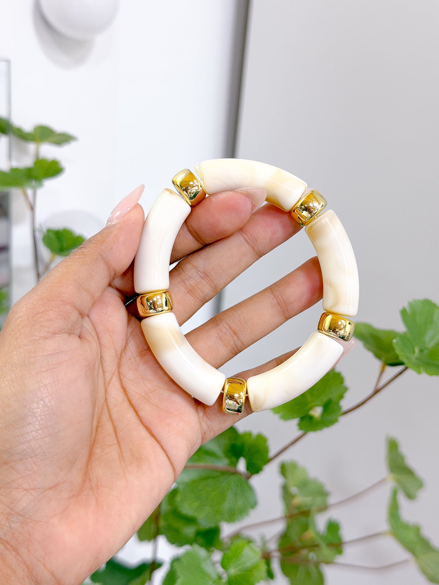 Ivory Sand Beaded Bracelets