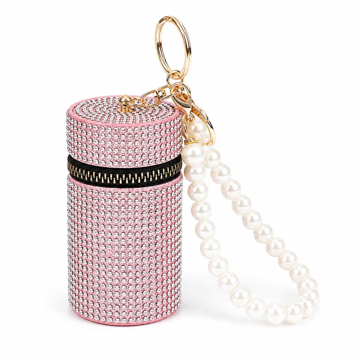 Glitzy Clip-On Bag Charm