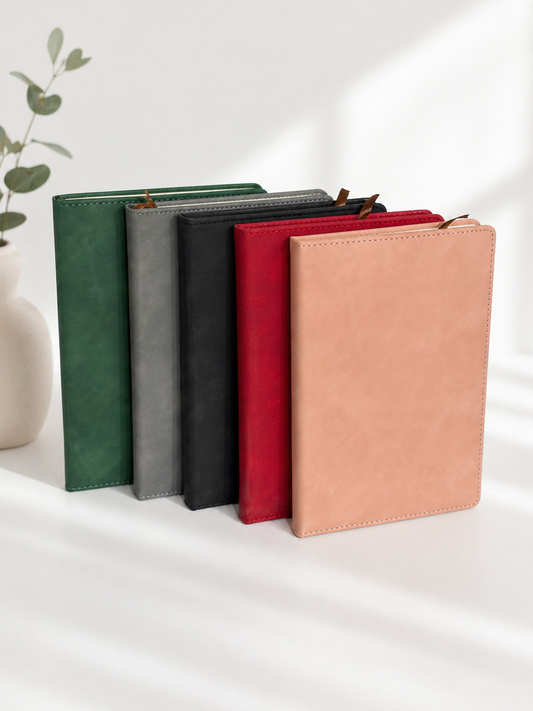 A5 Hardcover PU Leather Journals  ( 5 colors )