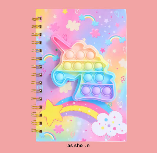 Unicorn 2 Fidget Notebook