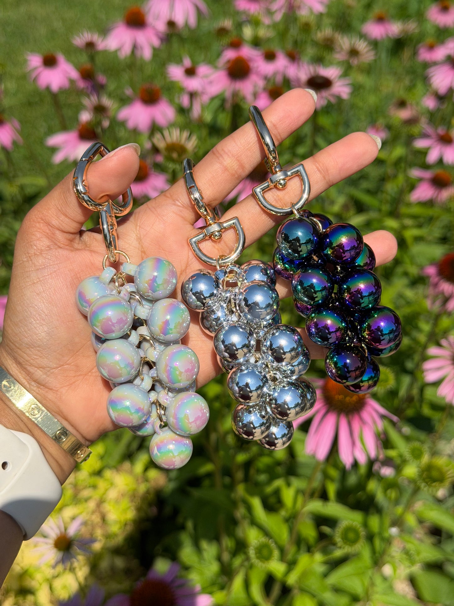 Fidget Grape Bag Charm ( 12 colors available )