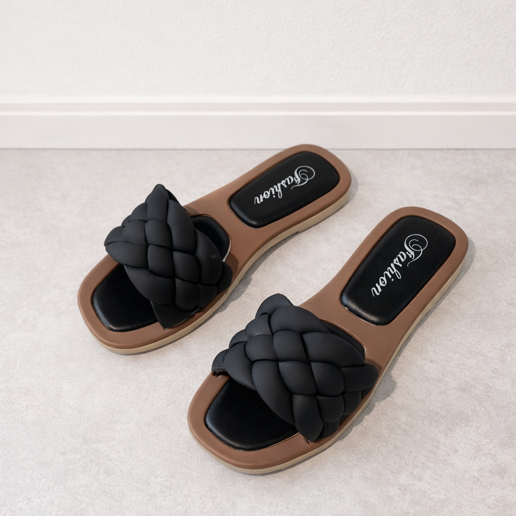 Braided Chic Slides