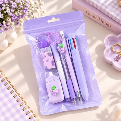 Cute Fruit-Themed Stationery & Pen Set