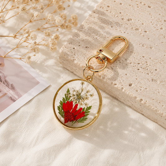 Botanical Bloom Bag Charm