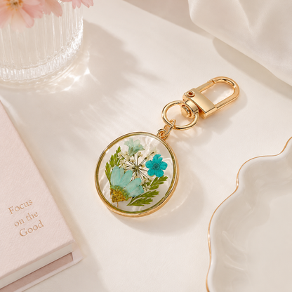 Botanical Bloom Bag Charm