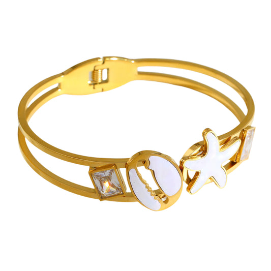 Shell & Starfish  Bangle