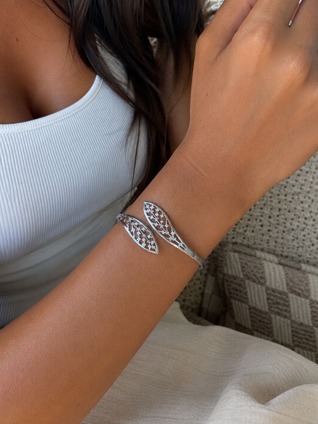 Botanical Leaf Bracelet |Tarnish Resistant
