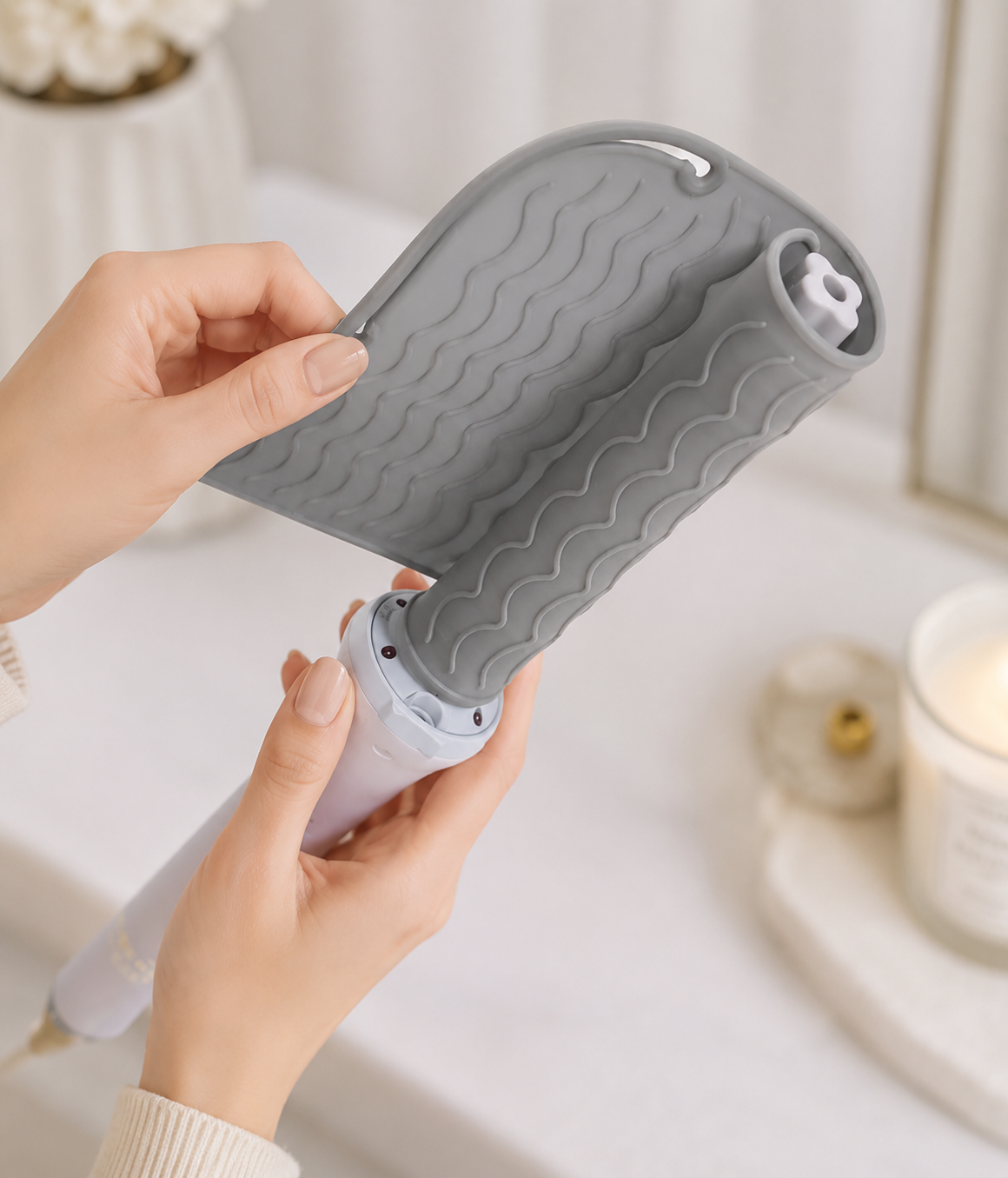 Silicone Heat Resistant Styling Mat for Flat Iron & Curling Iron