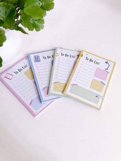 New To Do List Notepad ( 4 Colors available )