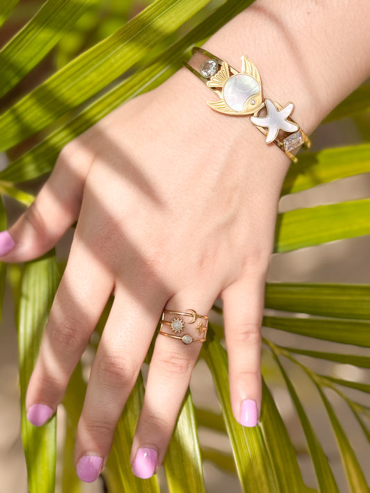 Coastal Fish Bangle