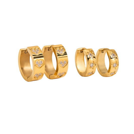 Love & Light Huggie Hoop Earrings