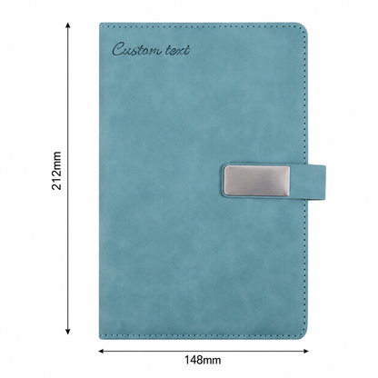 The Signature Personalized Journal | Custom Engraved Leather Notebook