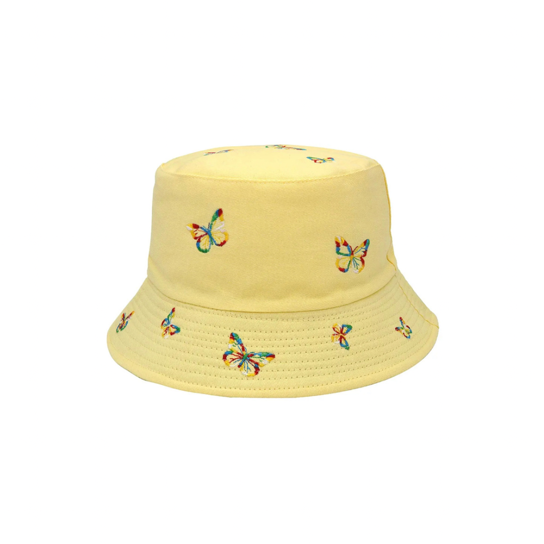 Rainbow Butterfly Bucket Hats ( Reversible)