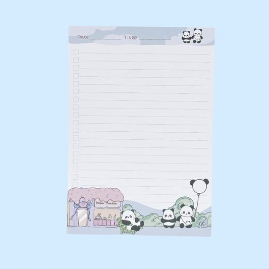 Panda & Friends Memo Pad